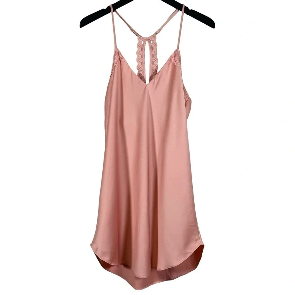 Flora Nikrooz Victoria T-Back Charmeuse Chemise